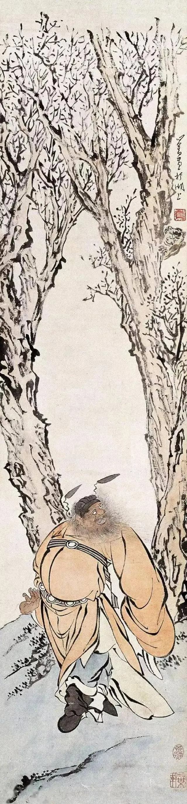 Zhong Kui painting attributed to Pu Ru, no. 11