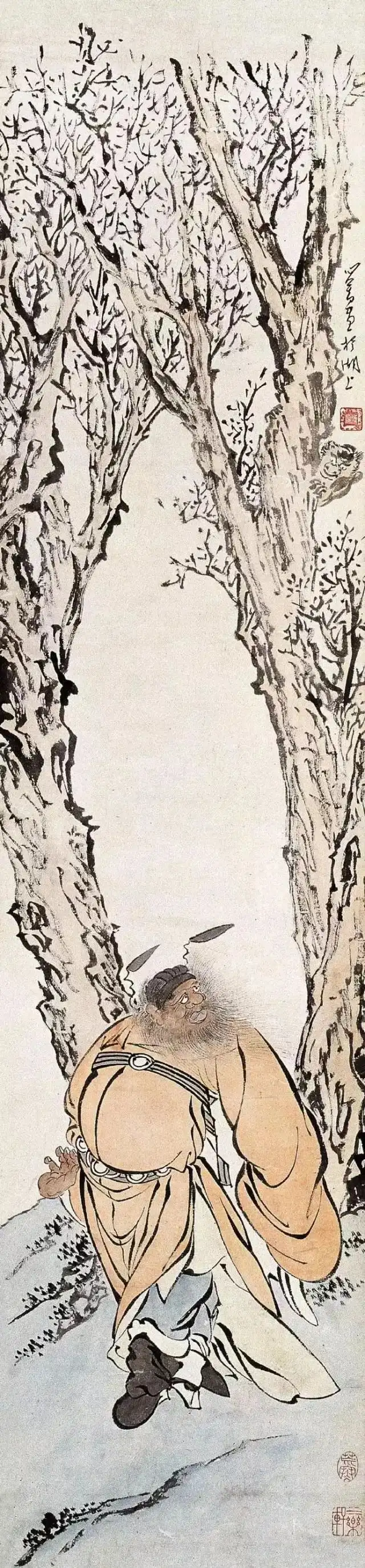 Zhong Kui painting attributed to Pu Ru, no. 28