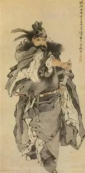 Zhong Kui painting attributed to Ren Bonian, no. 19