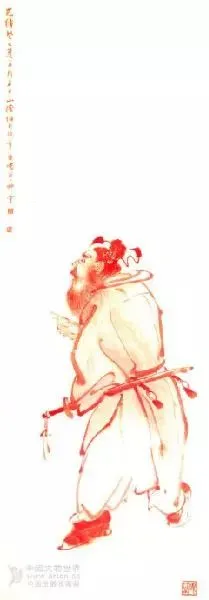 Zhong Kui painting attributed to Ren Bonian, no. 21