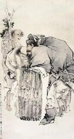 Zhong Kui painting attributed to Ren Bonian, no. 22