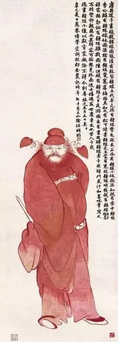 Zhong Kui painting attributed to Ren Bonian, no. 24