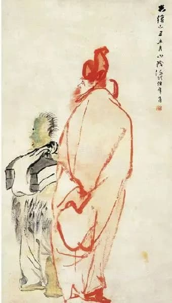 Zhong Kui painting attributed to Ren Bonian, no. 27