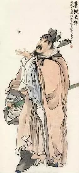 Zhong Kui painting attributed to Ren Bonian, no. 30