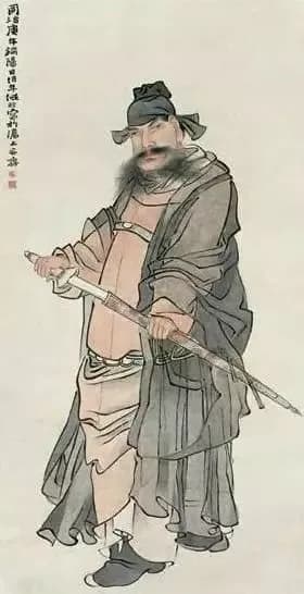 Zhong Kui painting attributed to Ren Bonian, no. 31