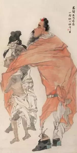 Zhong Kui painting attributed to Ren Bonian, no. 36