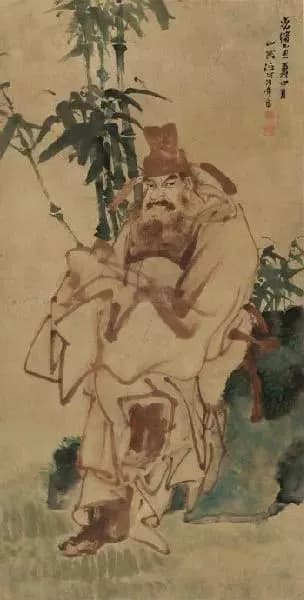 Zhong Kui painting attributed to Ren Bonian, no. 4