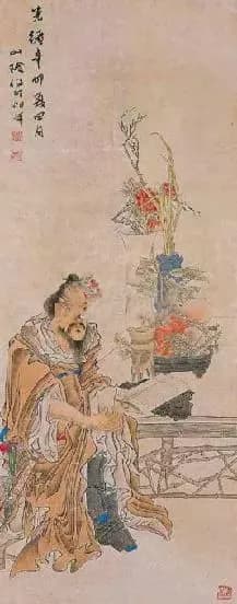 Zhong Kui painting attributed to Ren Bonian, no. 45