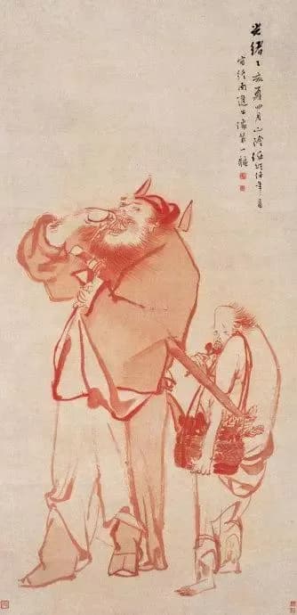 Zhong Kui painting attributed to Ren Bonian, no. 46