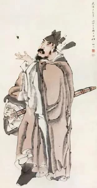 Zhong Kui painting attributed to Ren Bonian, no. 47