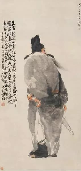 Zhong Kui painting attributed to Ren Bonian, no. 49
