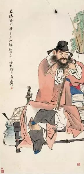 Zhong Kui painting attributed to Ren Bonian, no. 51