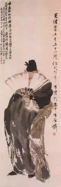 Zhong Kui painting attributed to Ren Bonian, no. 55