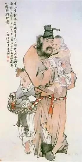Zhong Kui painting attributed to Ren Bonian, no. 6