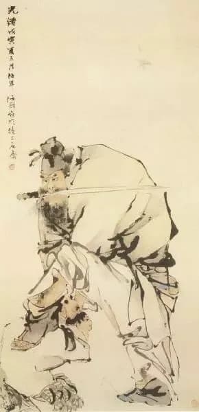 Zhong Kui painting attributed to Ren Bonian, no. 9
